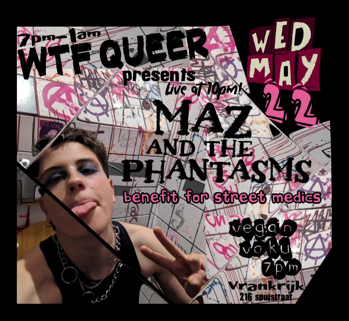 wtf queer wednesdays presents Maz and the Phantasms