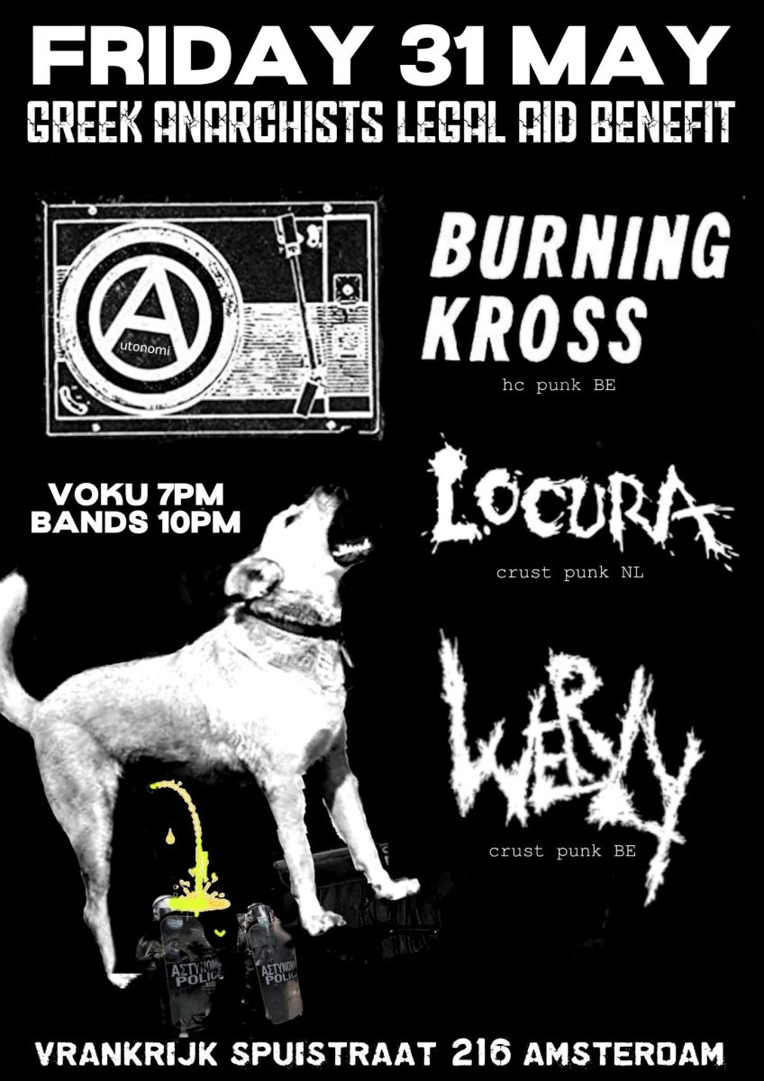 Friday punk night presents Burning Kross + Locura + Werly