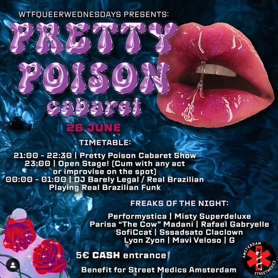 WTF Queer Wednesday Presents Pretty Poison Cabaret